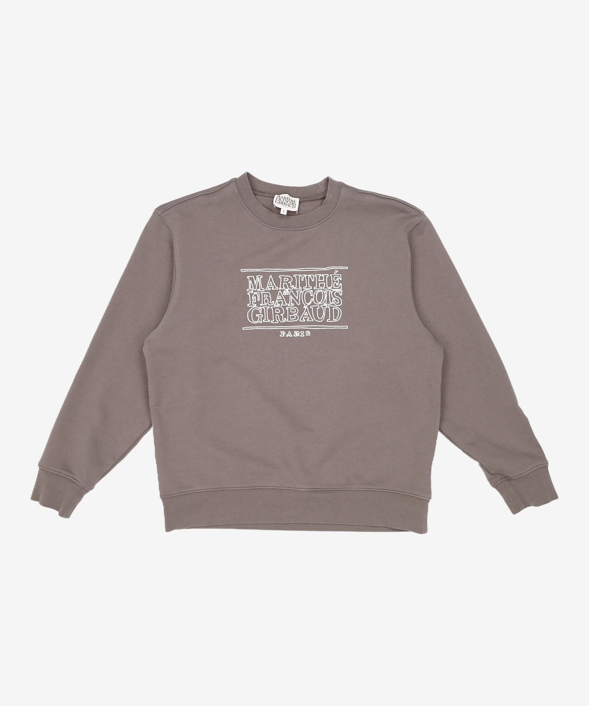 마리떼 프랑소와 저버(MARITHÉ + FRANҪOIS GIRBAUD) DOODLE CLASSIC LOGO SWEATSHIRT charcoal S
