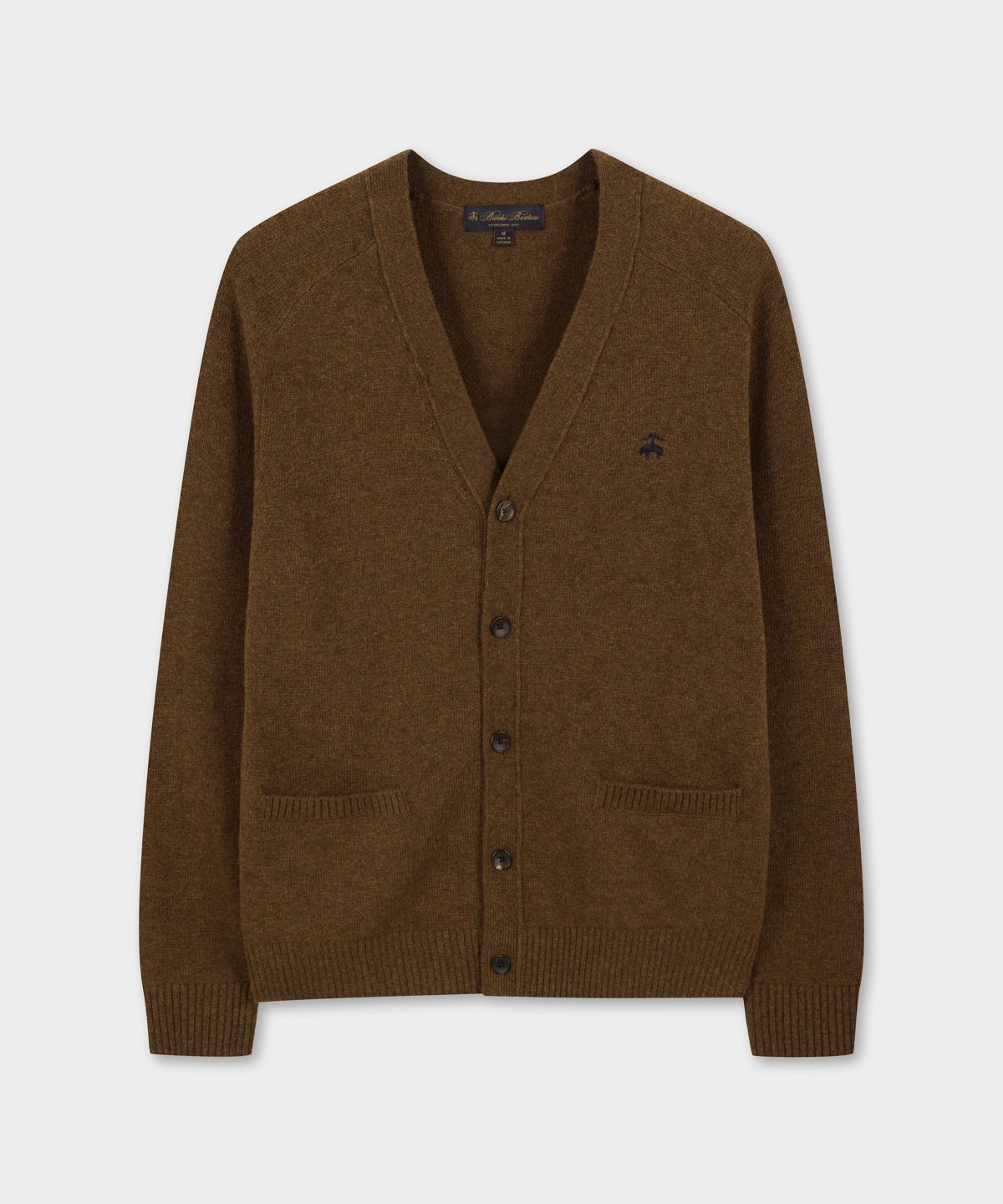 브룩스 브라더스(BROOKS BROTHERS) 울 가디건 (브라운) (BBWCMBG405)