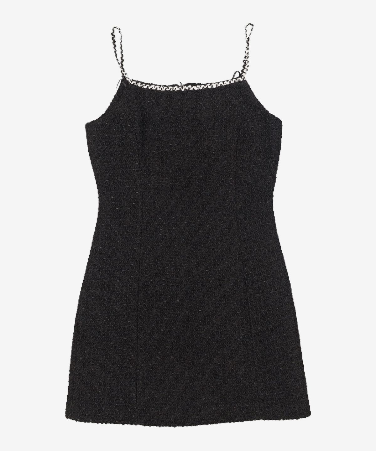 오앨(OUEL) TWEED MINI DRESS_BLACK S