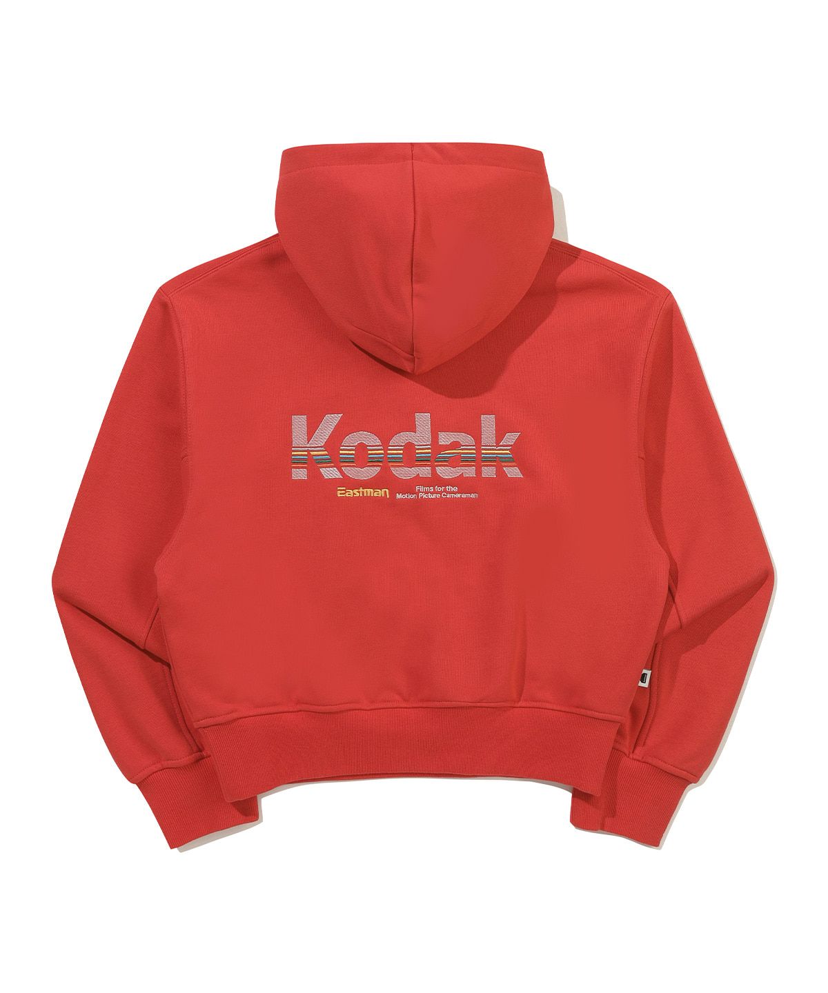 코닥(KODAK) 레인보우 후드 티셔츠 우먼 RED