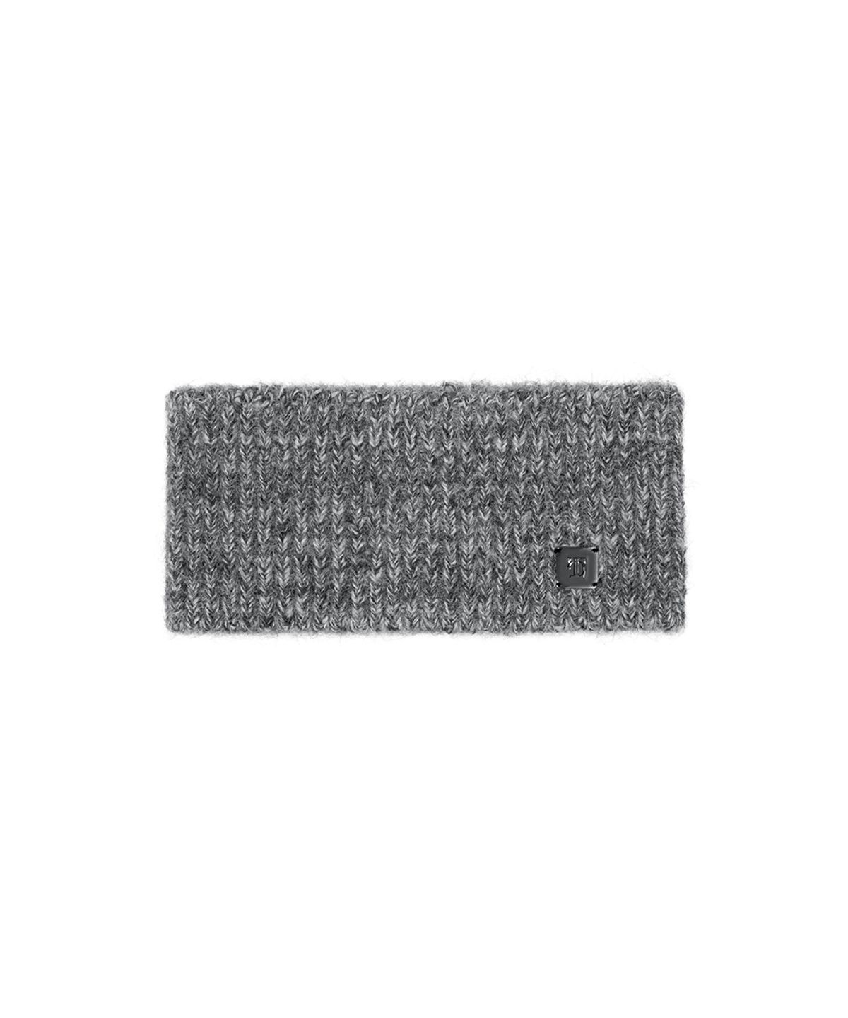 트리밍버드(TREEMINGBIRD) Fluffy Mixed Knit Hairband [ Charcoal ]