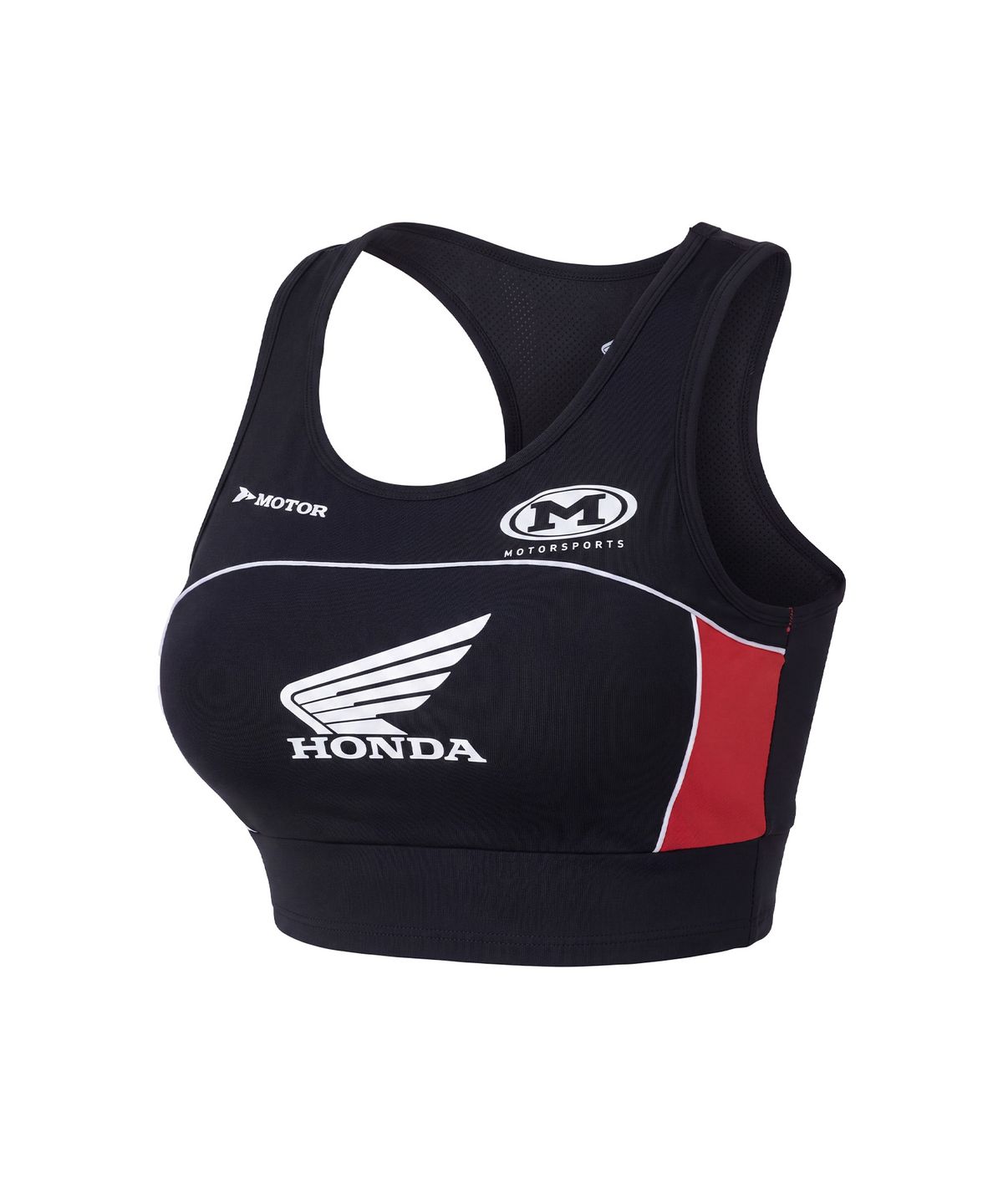 핍스 모터사이클(PHYPS MOTORCYCLE) Women Stretch Line Point Bra Top Red
