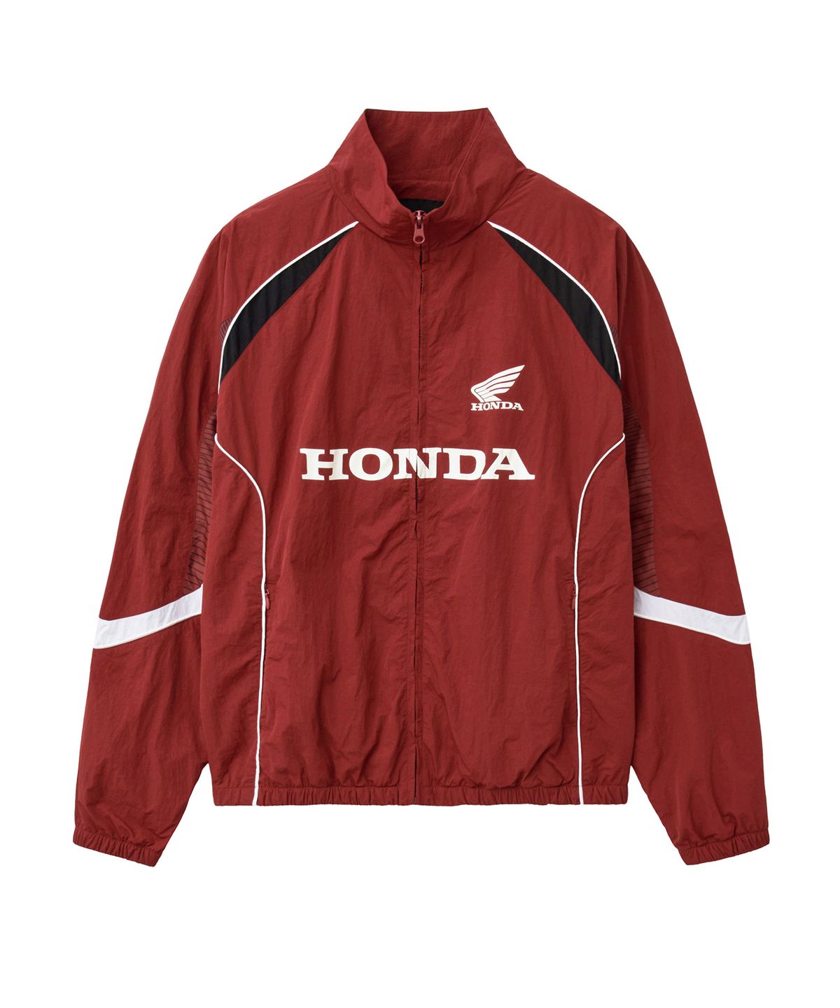핍스 모터사이클(PHYPS MOTORCYCLE) Piping Block Track Nylon Jacket Red