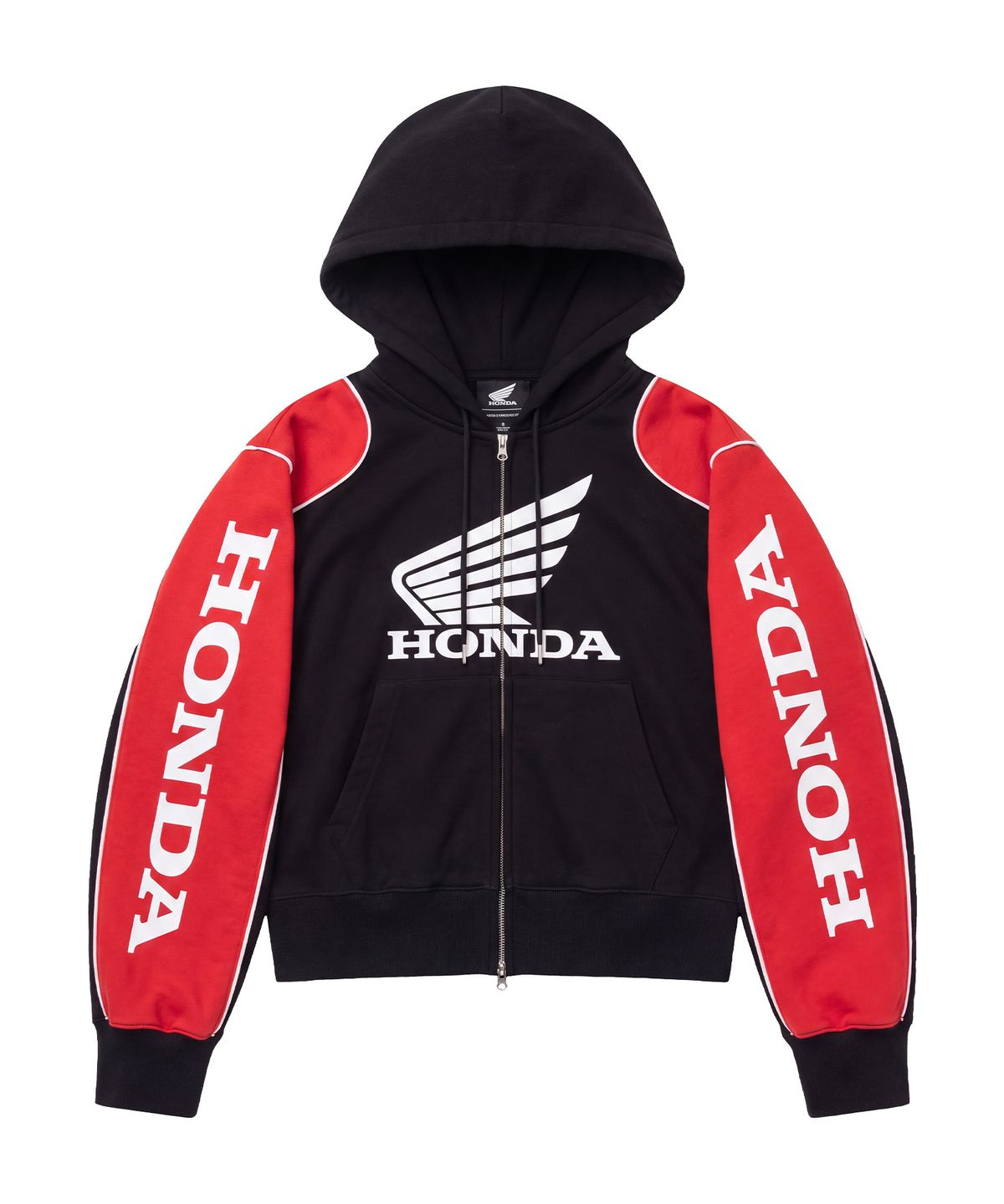 핍스 모터사이클(PHYPS MOTORCYCLE) Women Track Hood Zip Up Black