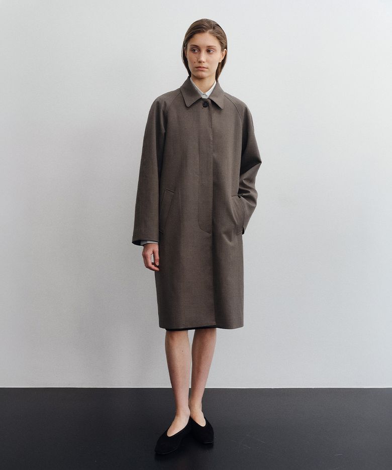 Wool Blend Mac Coat