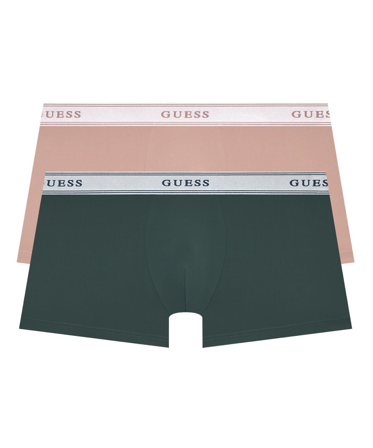 게스언더웨어(GUESS UNDERWEAR) 실버 스파크 쉘론 드로즈 세트 2PACK (DGR/IP)