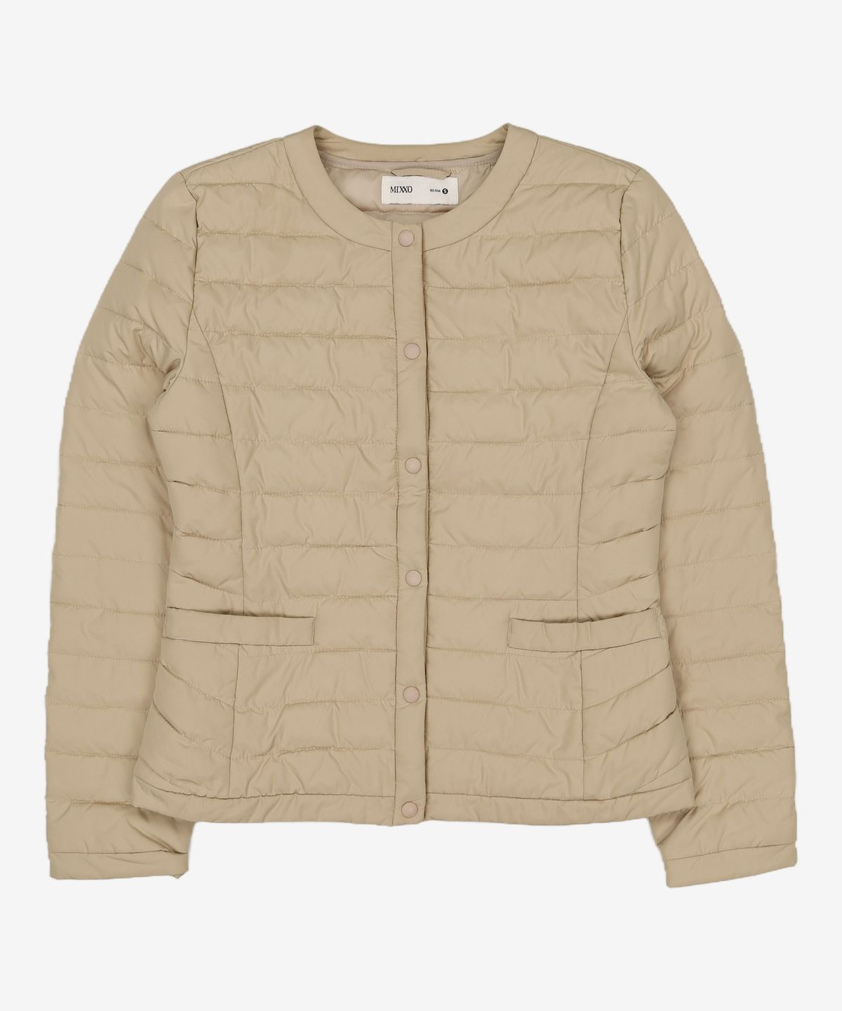미쏘(MIXXO) 라운드넥 웰론 경량패딩 MIWJP9V11B S