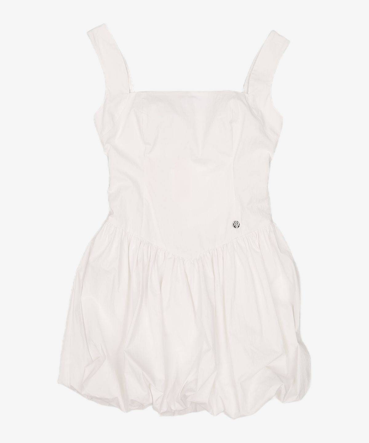 유희(YOUHEE) SQUARE NECK SLEVELESS DRESS WHITE M