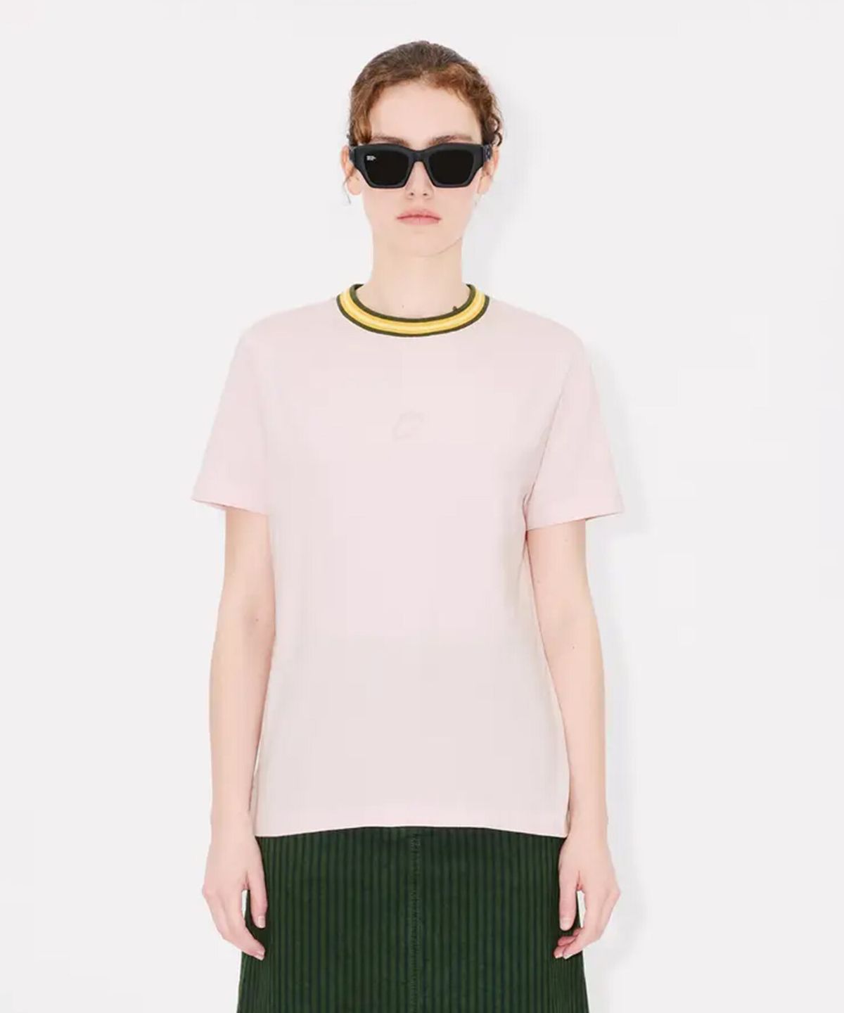 겐조(KENZO) 여성 하이써머 겐조 엘리펀트 로고 루즈 티셔츠_K256AWTH02PKX