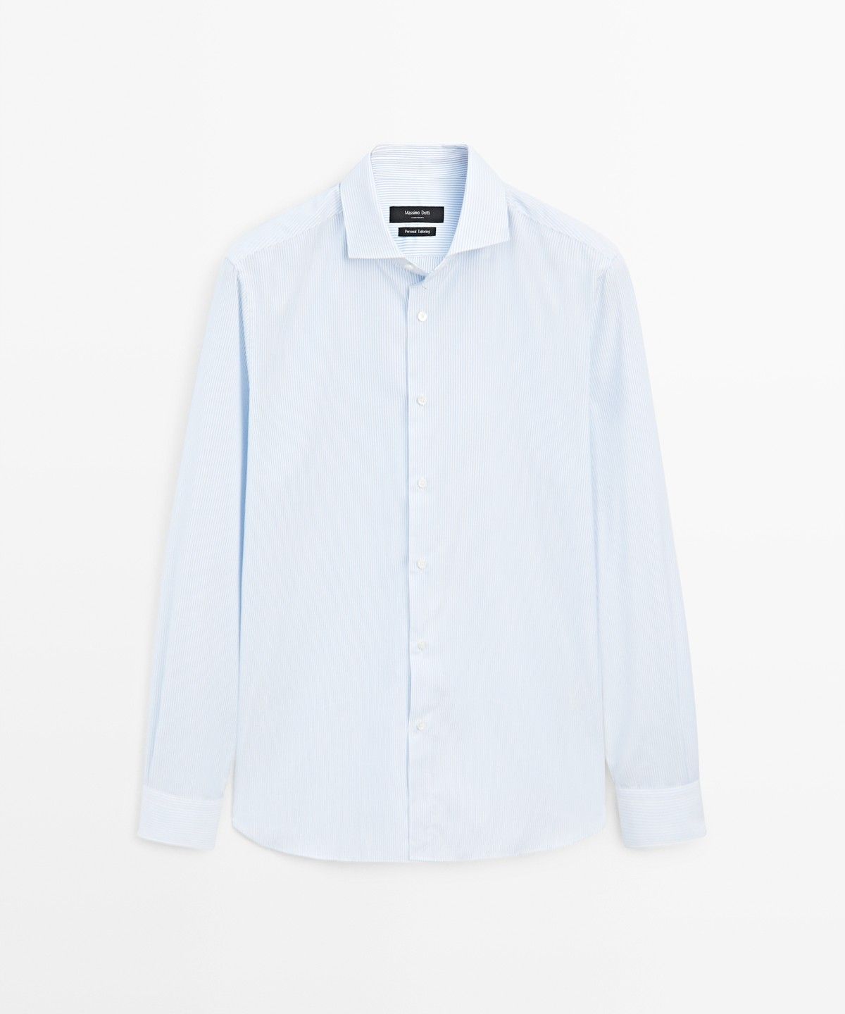 마시모두띠(MASSIMO DUTTI) 100% 코튼 스트라이프 셔츠