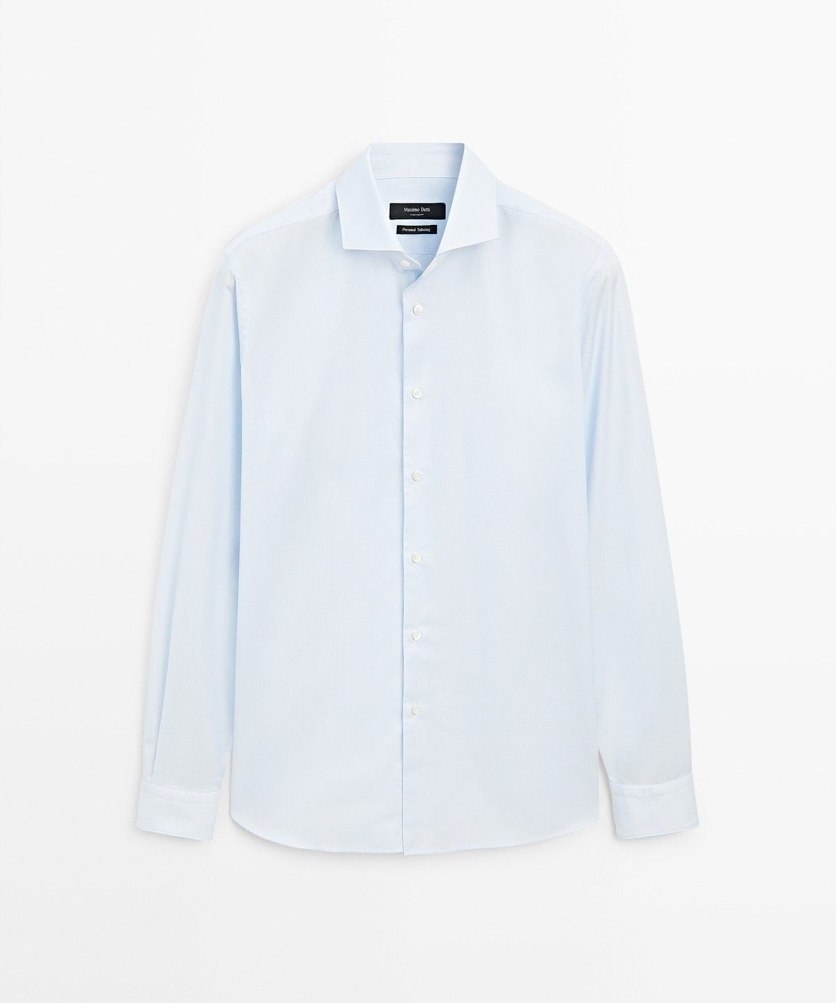 마시모두띠(MASSIMO DUTTI) 100% 코튼 스트라이프 셔츠