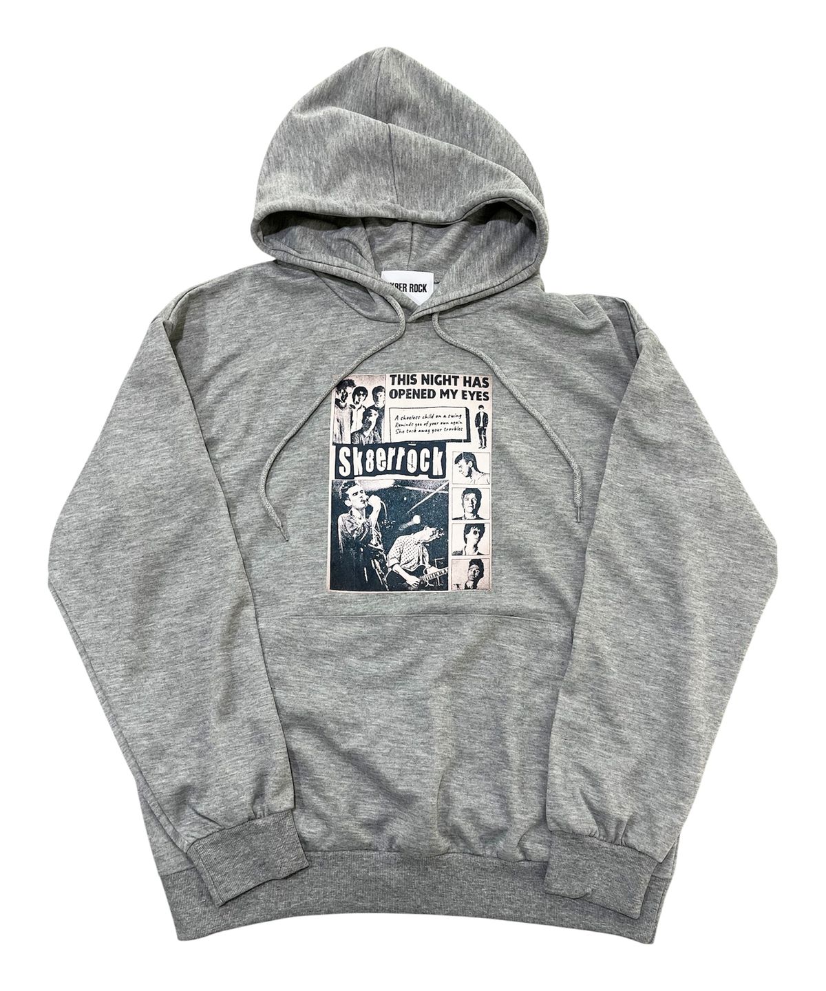 스케이터락(SK8ER ROCK) Band Poster Sweat Hoodie (melange gray)