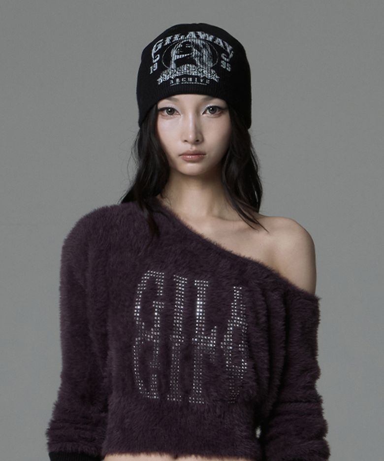 RUNAWAY GIRL UNCUFFED BEANIE_BLACK