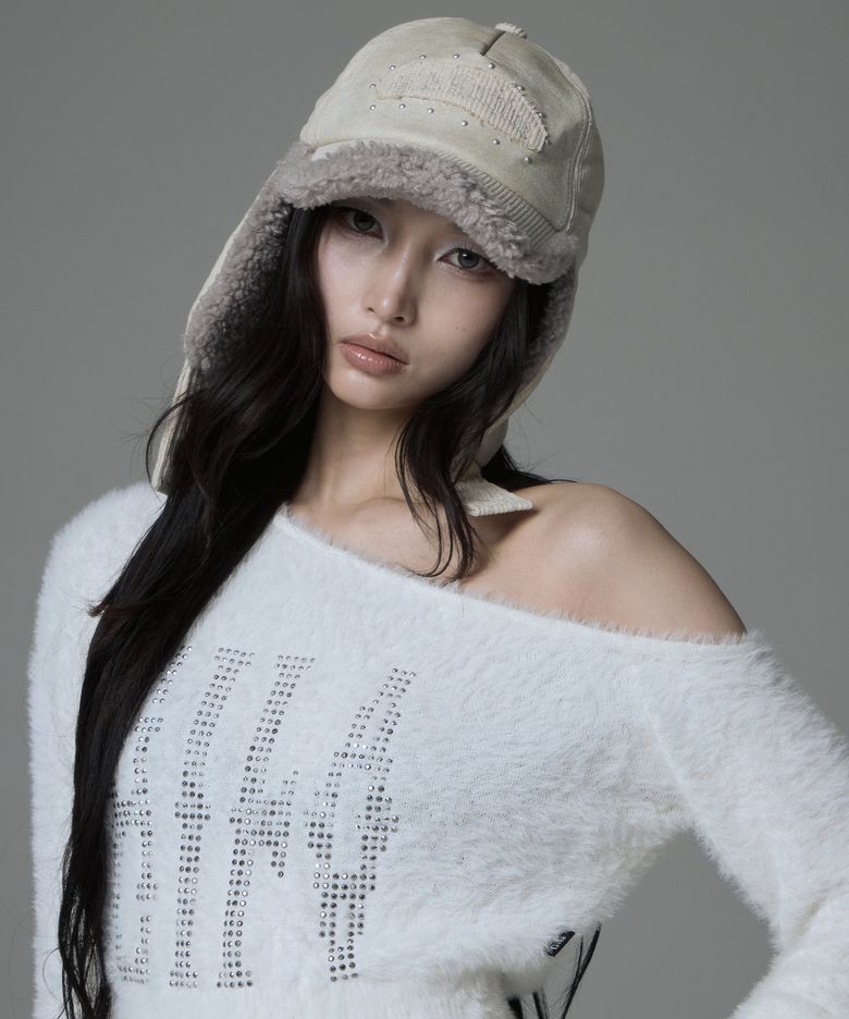 FLEECE TROOPER CAP_BEIGE