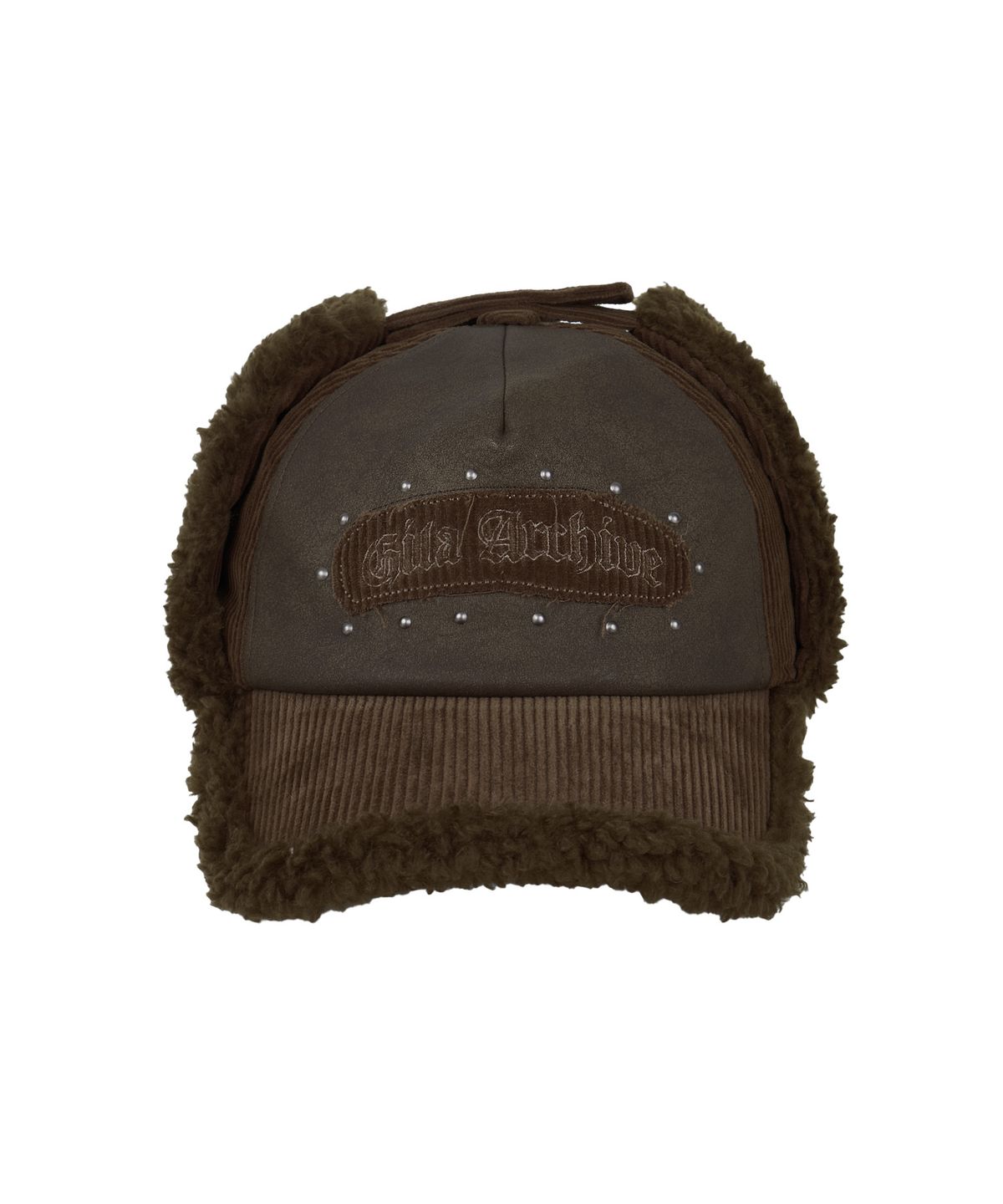 길라아카이브(GILAARCHIVE) FLEECE TROOPER CAP_BROWN
