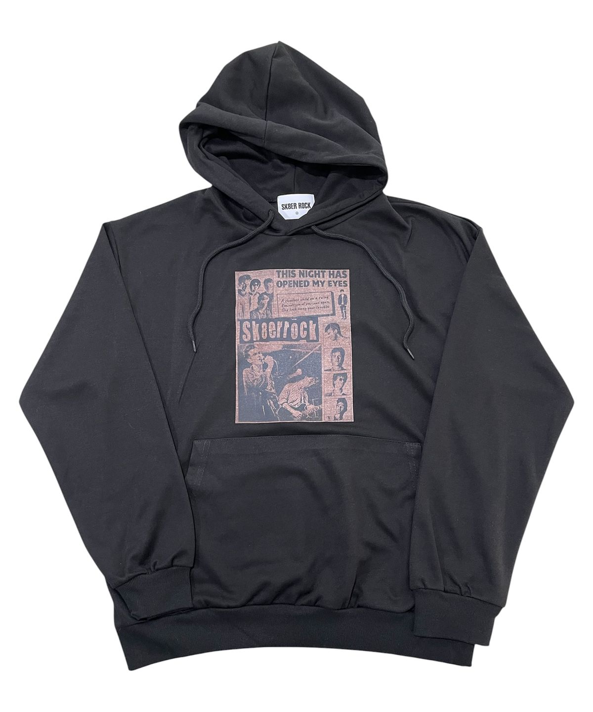 스케이터락(SK8ER ROCK) Band Poster Sweat Hoodie (Black)