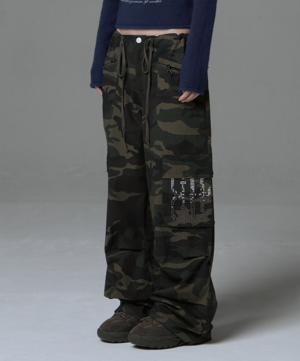 길라아카이브(GILAARCHIVE) MULTI POCKET CARGO PANTS_CAMO
