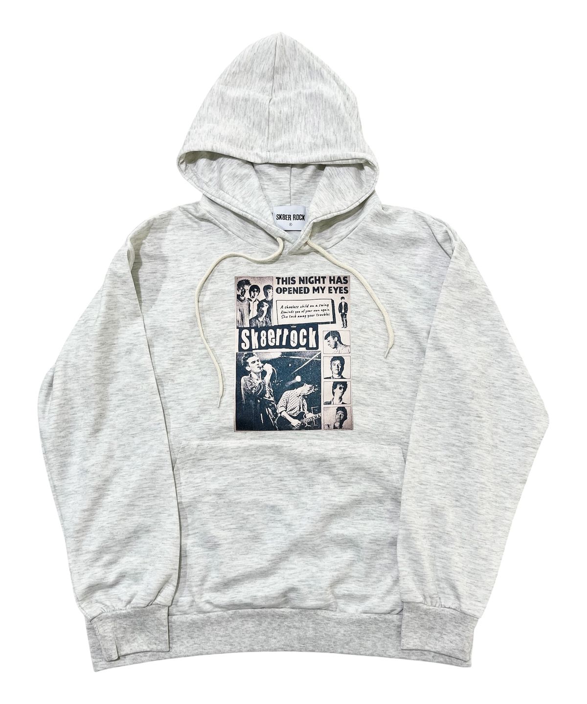 스케이터락(SK8ER ROCK) Band Poster Sweat Hoodie (Oatmeal)