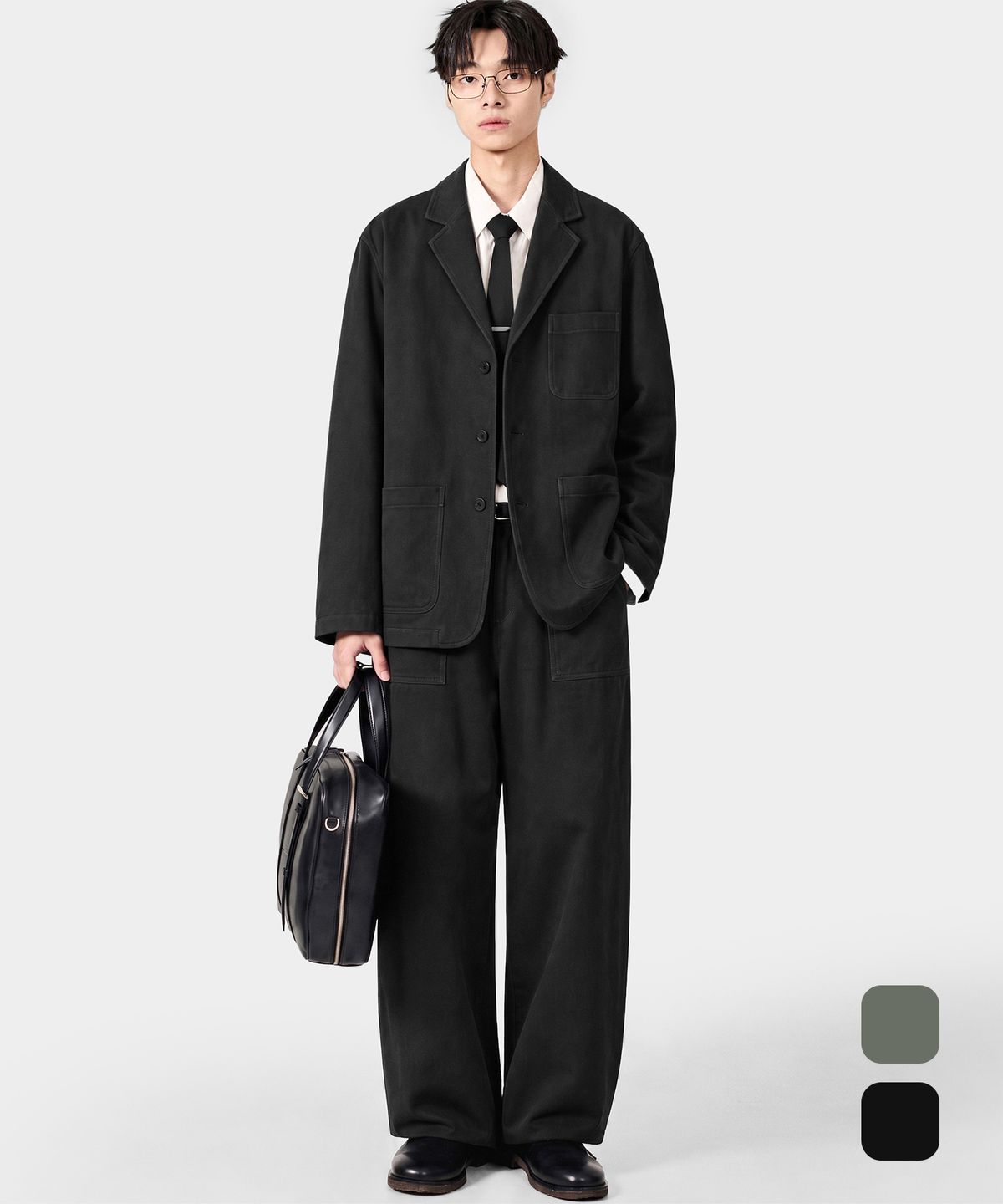 디미트리블랙(DIMITRI BLACK) [Office] 올시즌 데일리 수트 셋업_ 2 COLOR