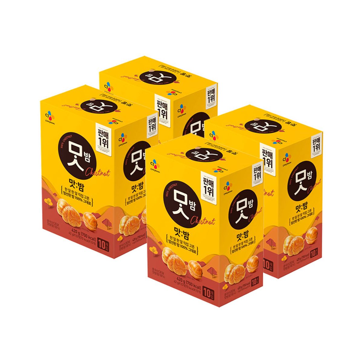 CJ제일제당(CJCHEILJEDANG) 맛밤 42g 10개입 x4개(총 40개)