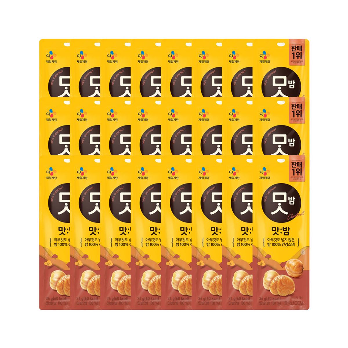 CJ제일제당(CJCHEILJEDANG) 맛밤 36g x24개
