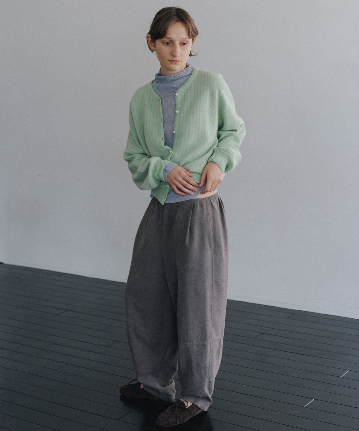 시엔느(SIENNE) Debon Pants (Charcoal)