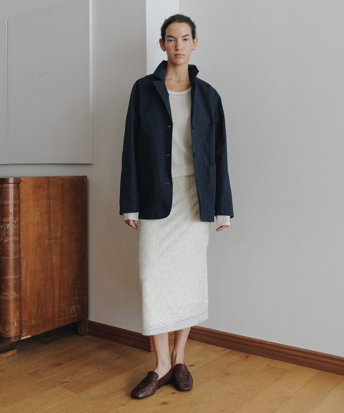 시엔느(SIENNE) Rosalie Skirt (Cream)
