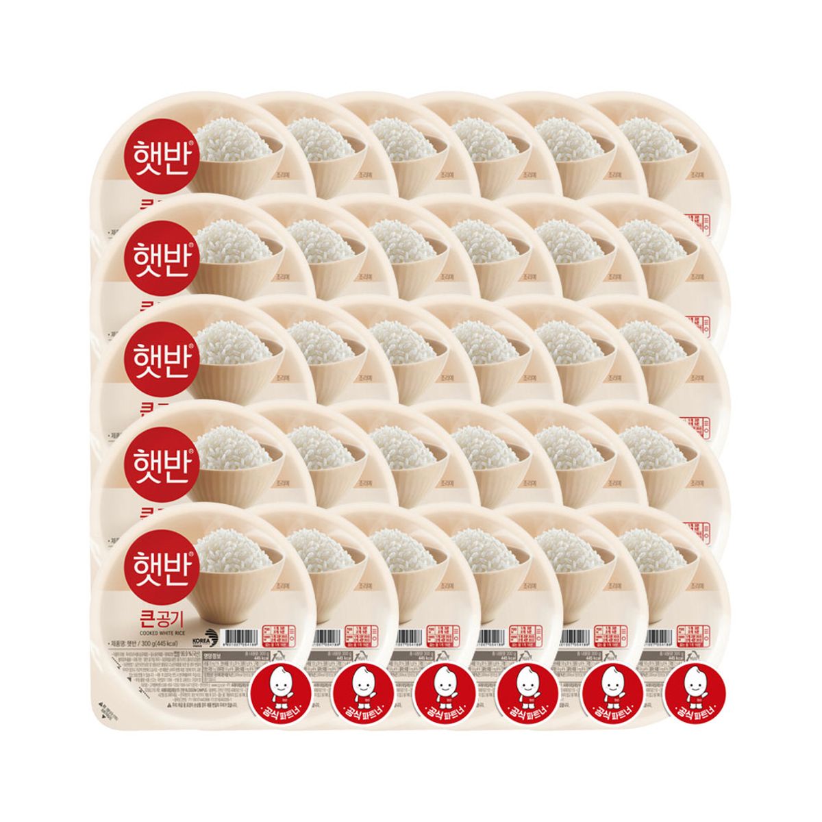 CJ제일제당(CJCHEILJEDANG) 햇반 큰공기 300g 15+15개(총 30개)