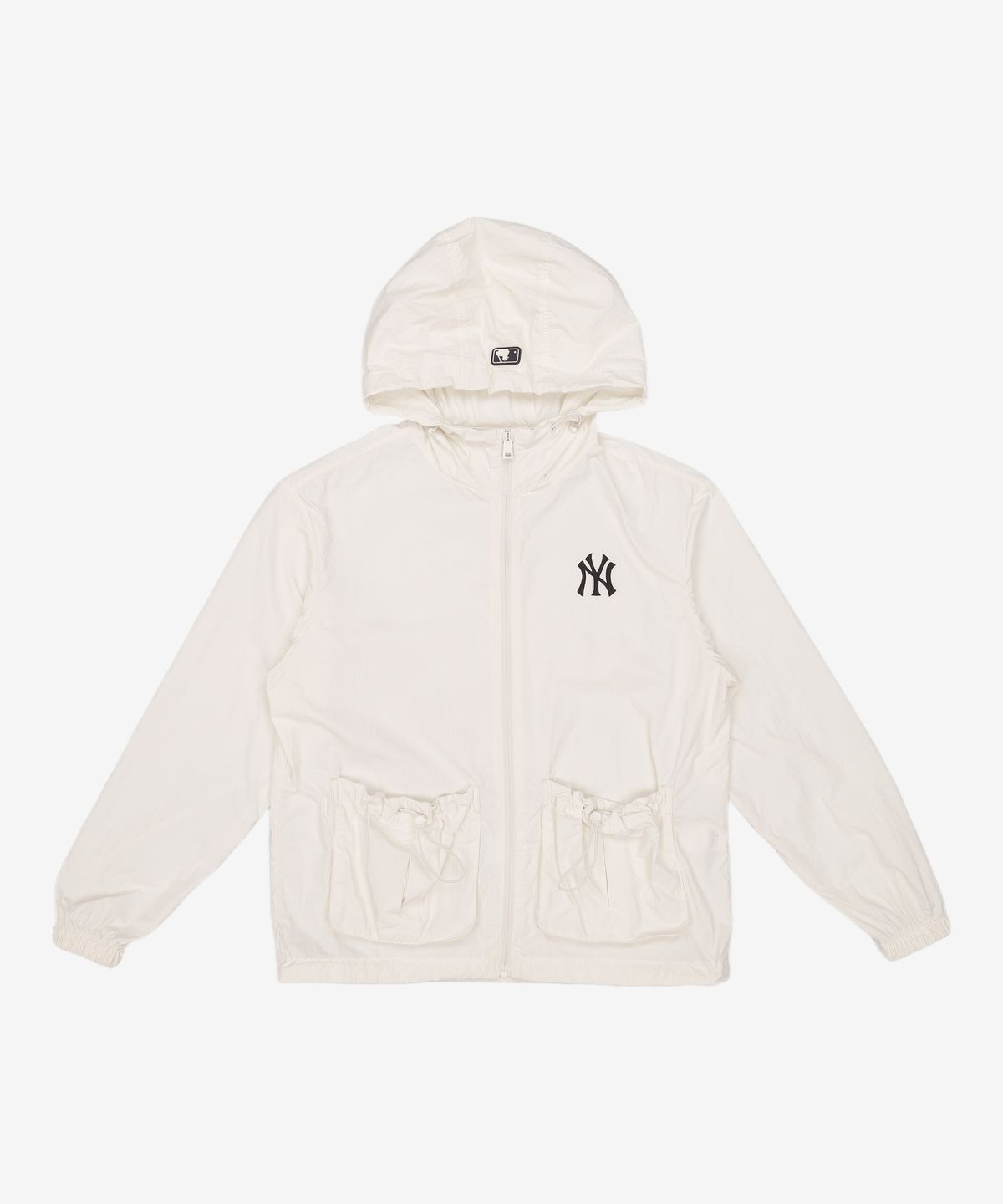 엠엘비(MLB) 고프코어 경량 나일론 립스탑 바람막이 NY (Ivory) S