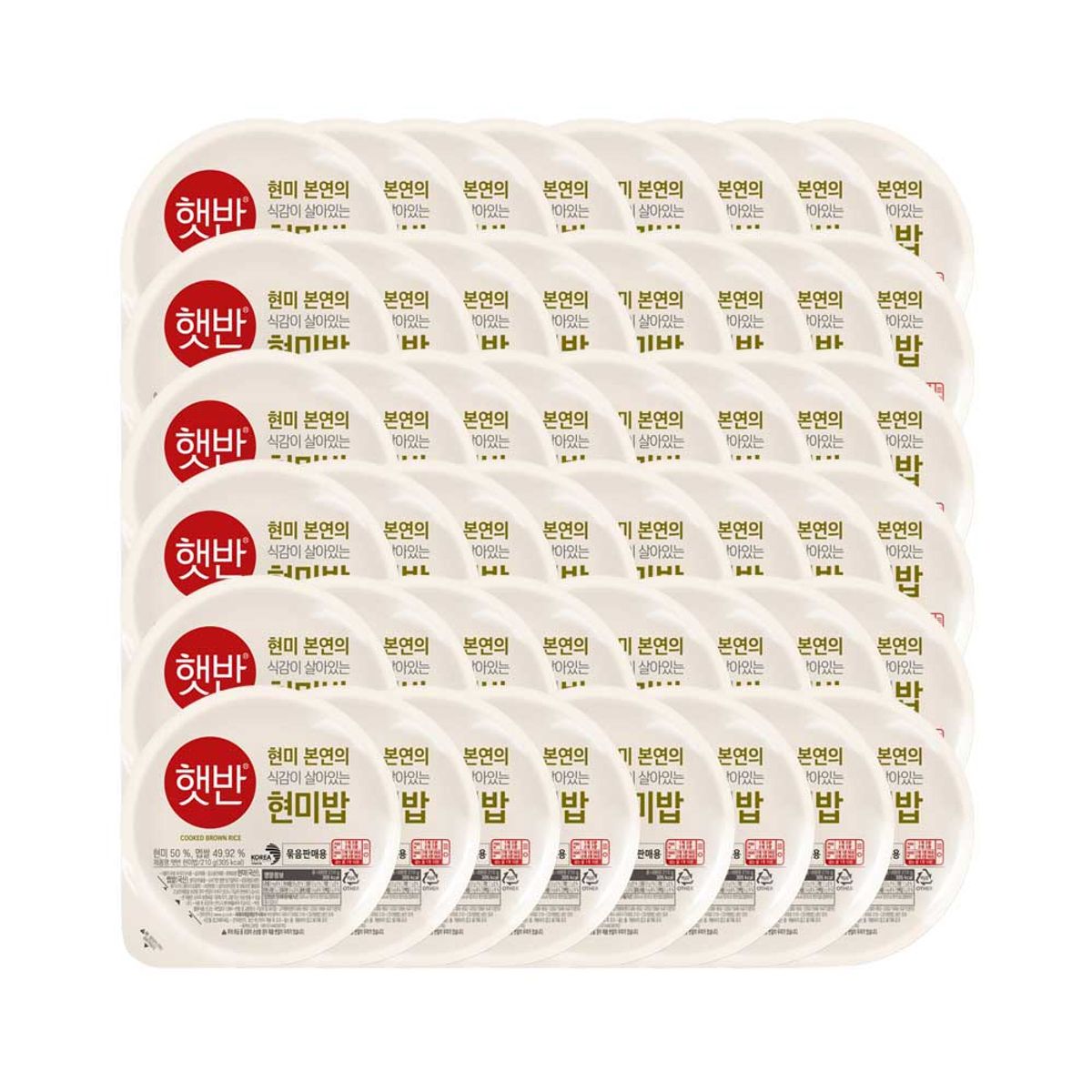 CJ제일제당(CJCHEILJEDANG) 햇반 현미밥 210g x48개