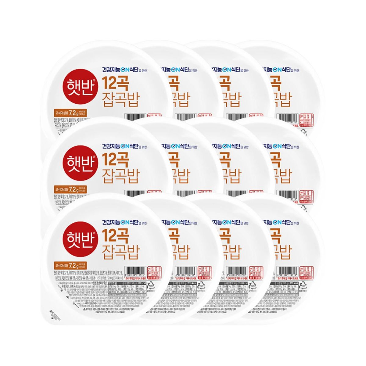 CJ제일제당(CJCHEILJEDANG) 햇반 12곡밥 210g x12개