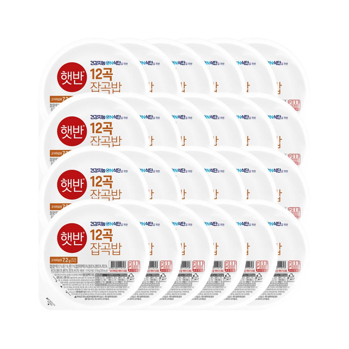 CJ제일제당(CJCHEILJEDANG) 햇반 12곡밥 210g x24개