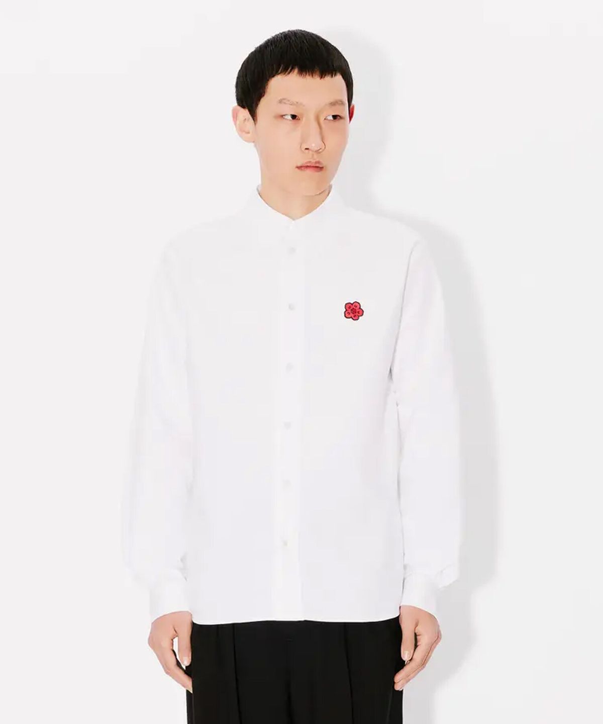 겐조(KENZO) 남성 보케 플라워 캐쥬얼 셔츠_K256AMI605WHA