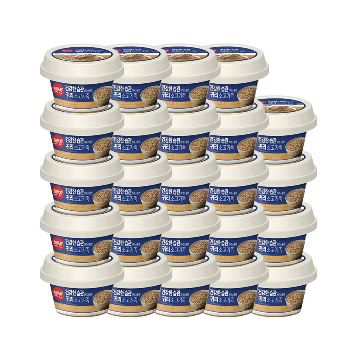 CJ제일제당(CJCHEILJEDANG) 햇반죽 귀리 소고기죽 265g x24개