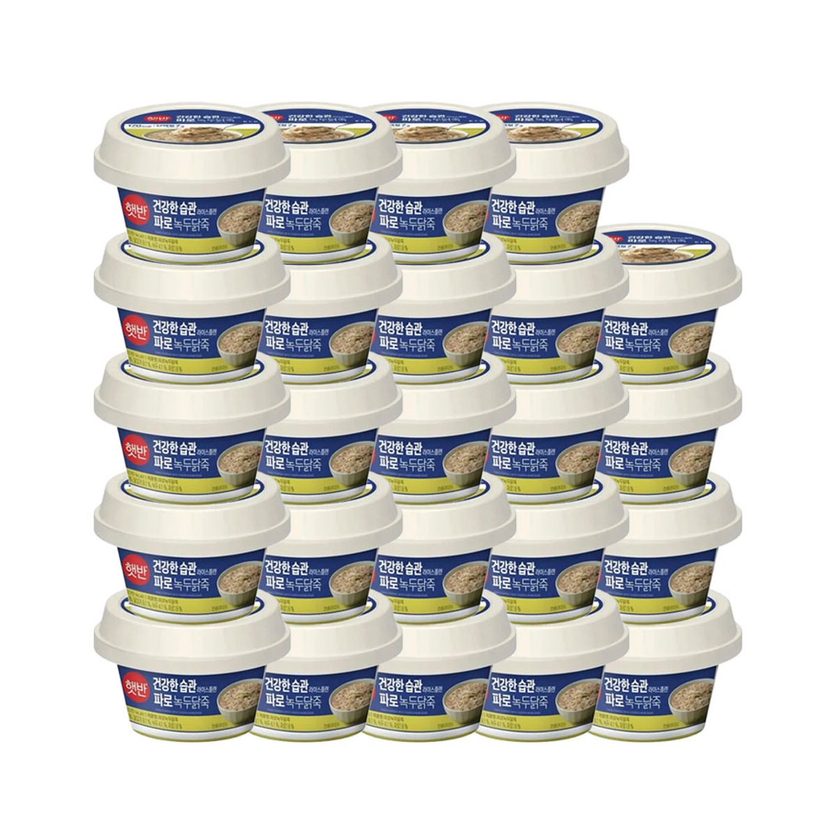 CJ제일제당(CJCHEILJEDANG) 햇반죽 파로 녹두닭죽 265g x24개