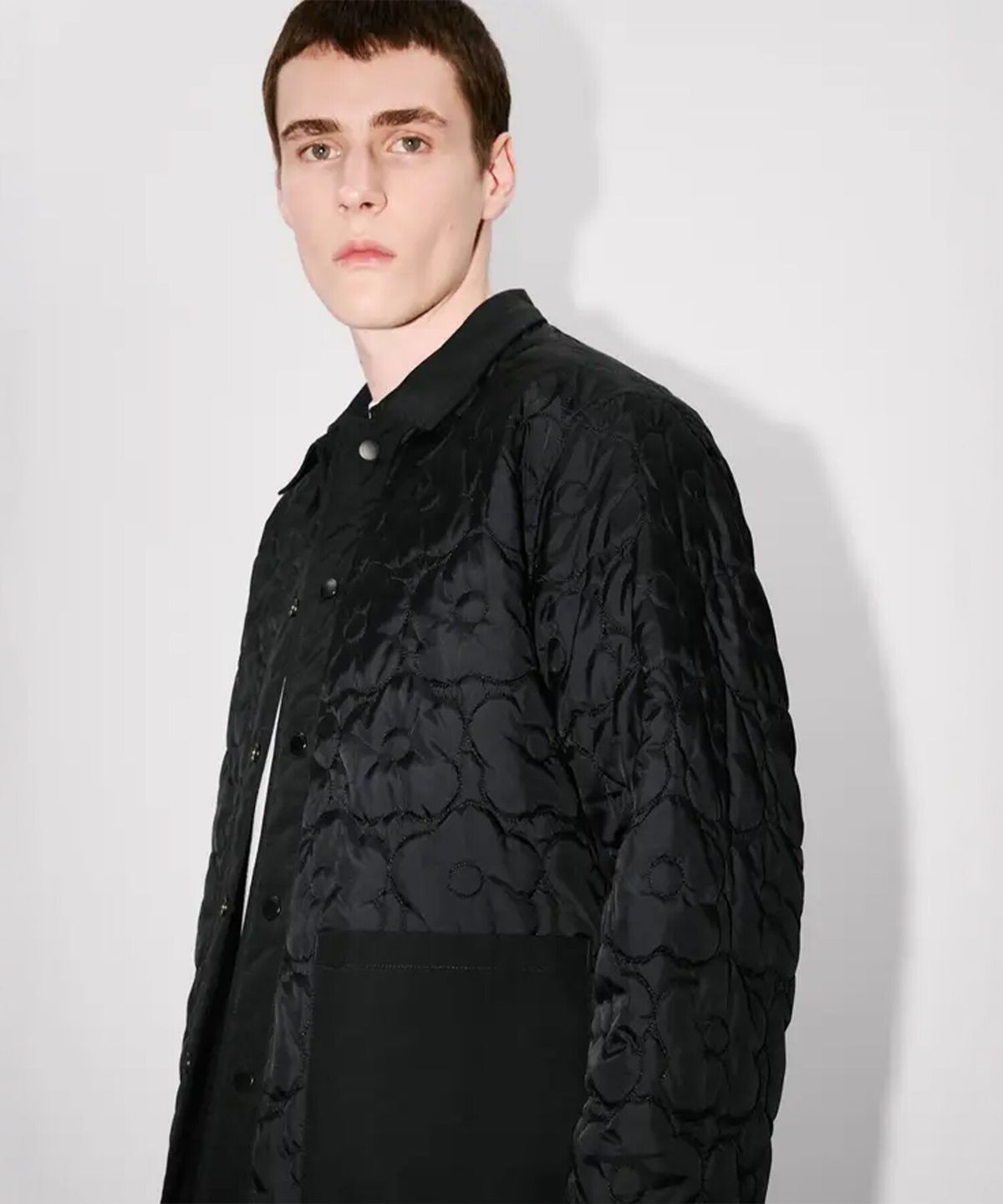 겐조(KENZO) 남성 보케 플라워 2.0 리버시블 헤비 코치 자켓_K256AMJ501BKX