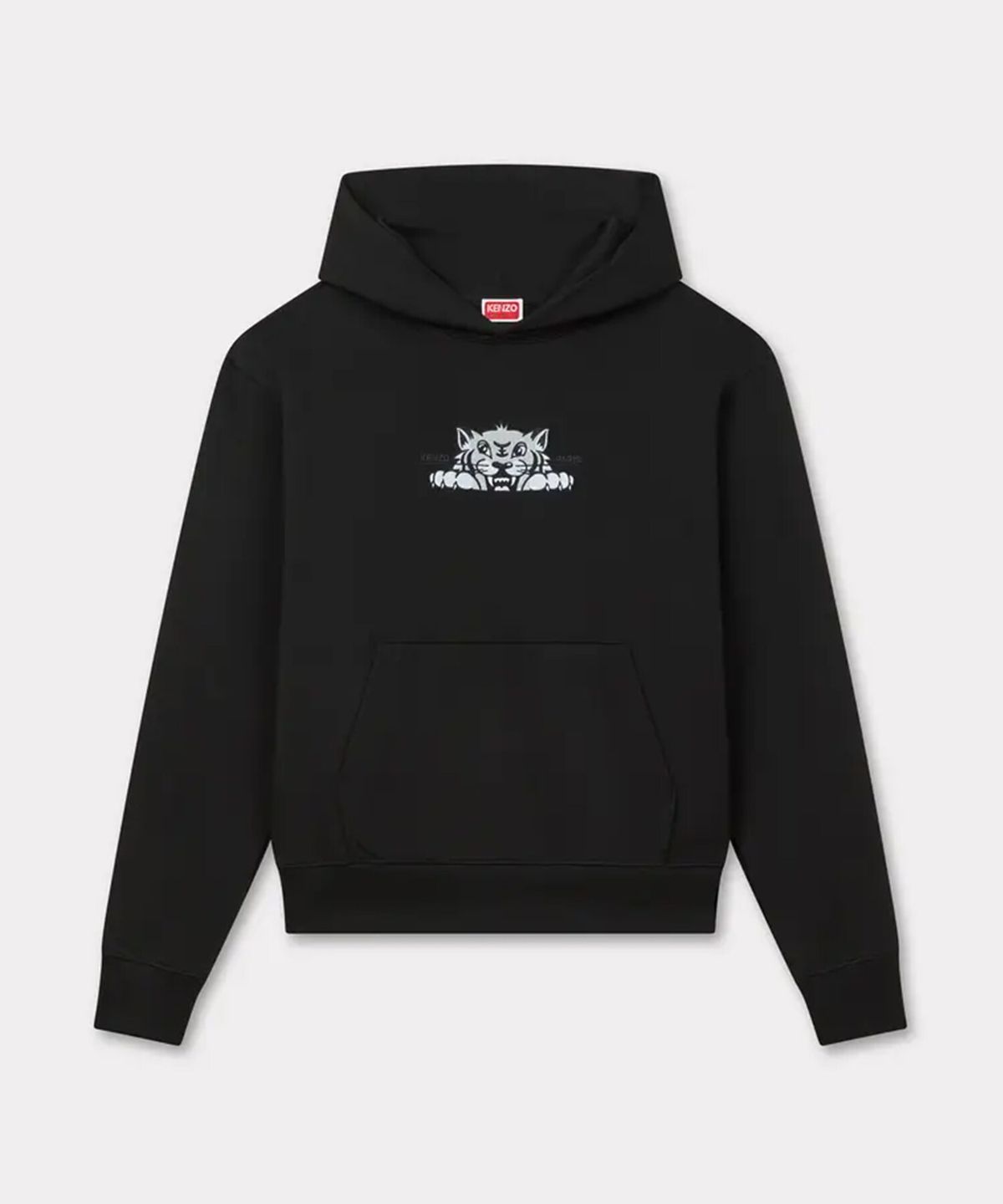겐조(KENZO) 남성 해피 타이거 자수 클래식 후디_K256AMW301BKX