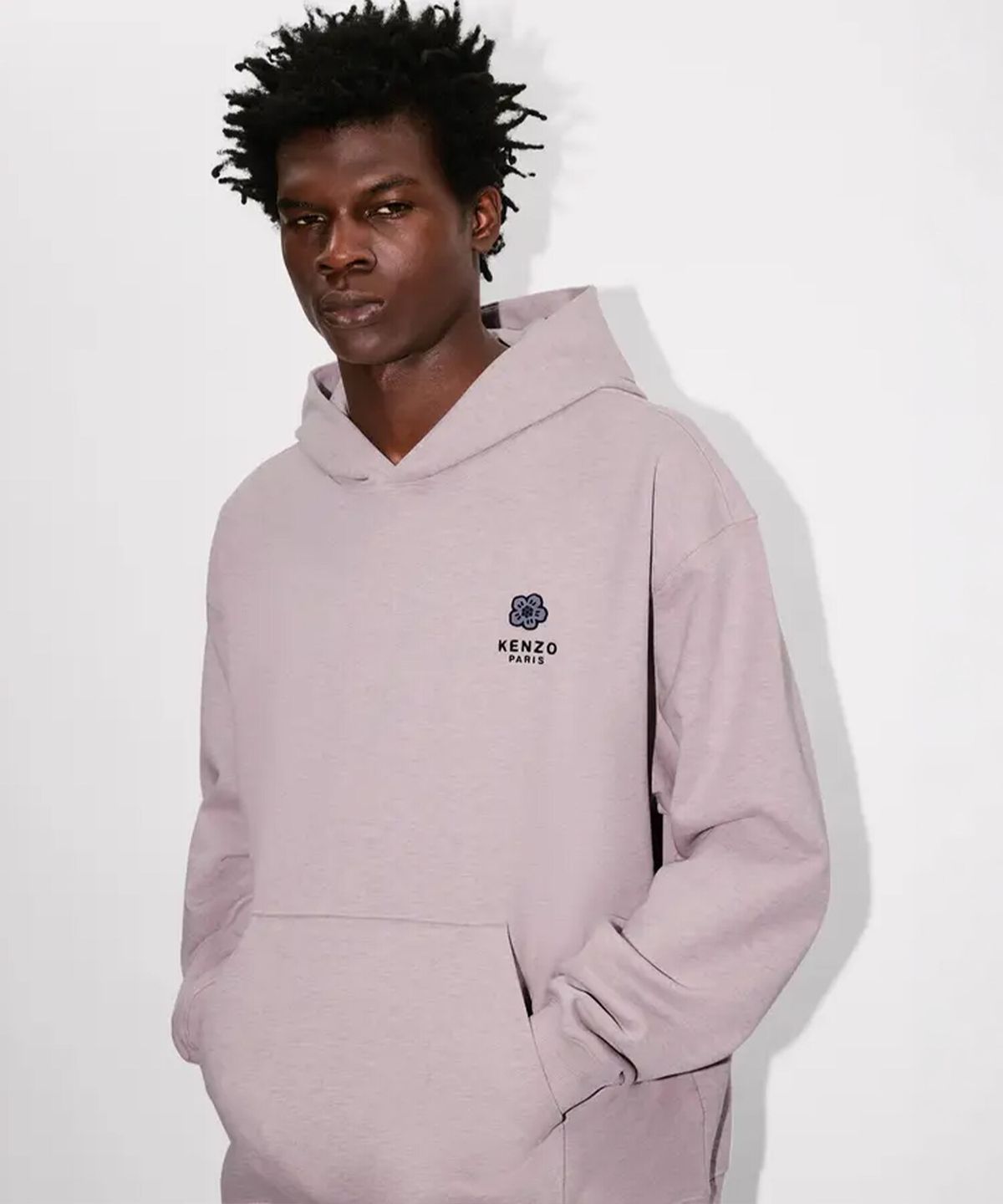 겐조(KENZO) 남성 보케 플라워 자수 오버사이즈 후디_K256AMW602PKX
