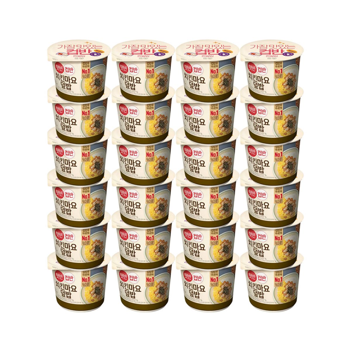CJ제일제당(CJCHEILJEDANG) 햇반 컵반 컵밥 치킨마요덮밥 233g x24개