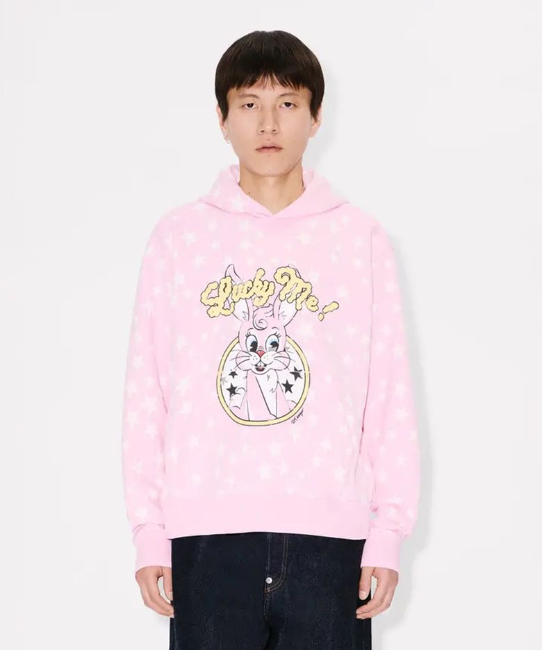 남성 25FW 럭키 미 카툰 클래식 후디_K256AMWR02PKX