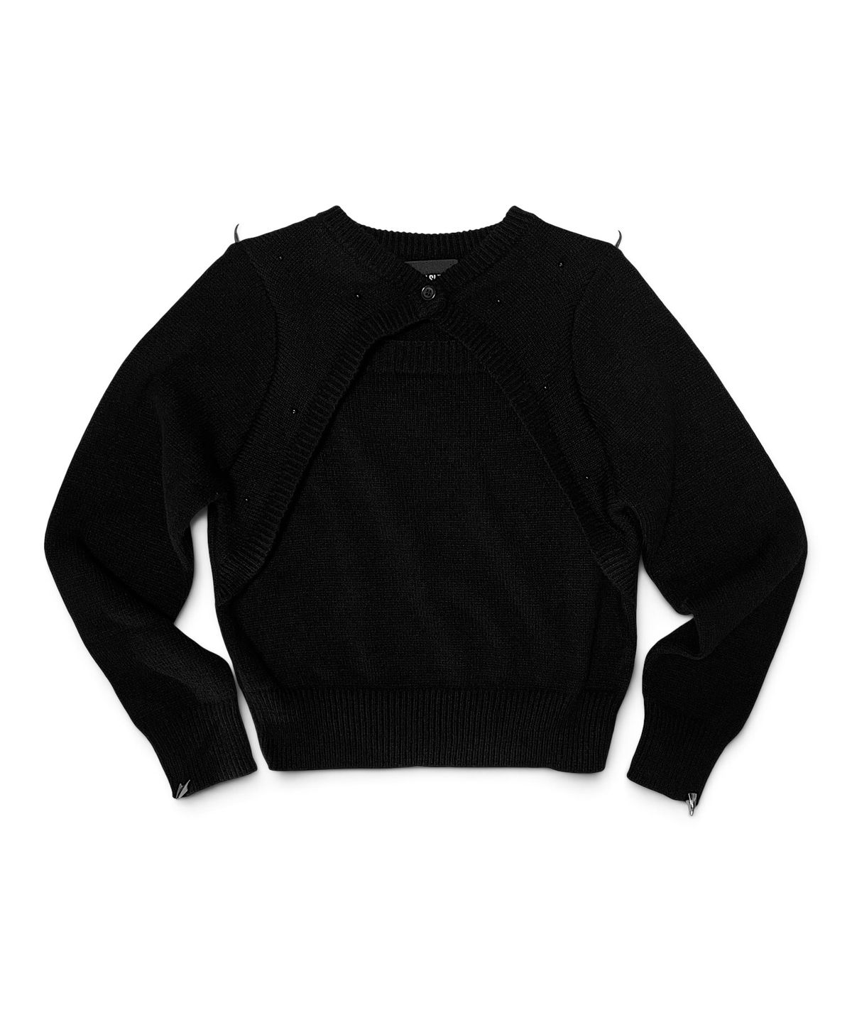 본슬리피(BORN SLIPPY) Lil Devil Bolero Layer Knit