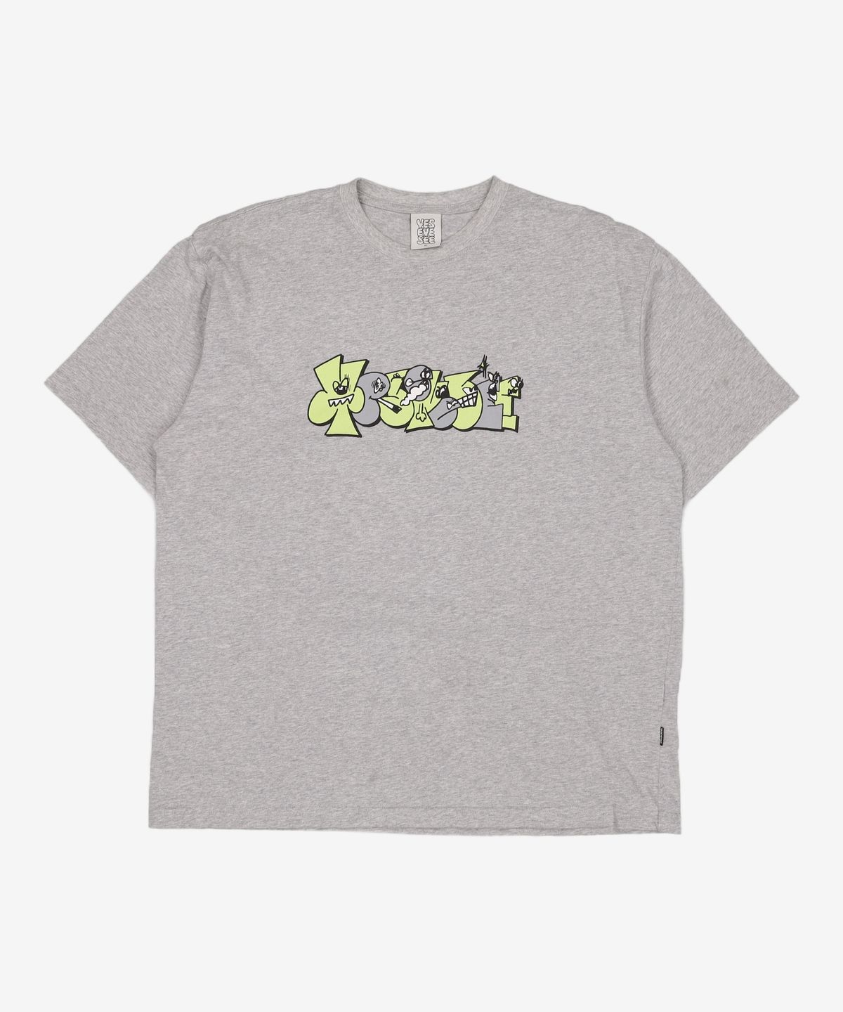 예스아이씨(YESEYESEE) Y.E.S Smoking Graffiti Tee Grey XL