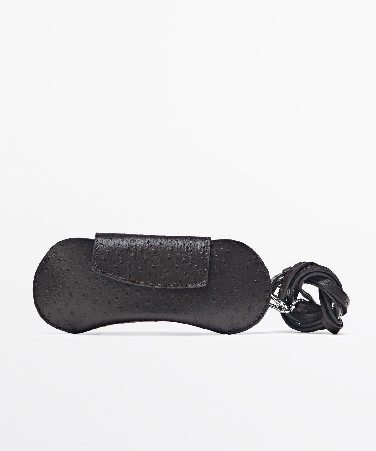 마시모두띠(MASSIMO DUTTI) 텍스처 나파 가죽 안경 케이스