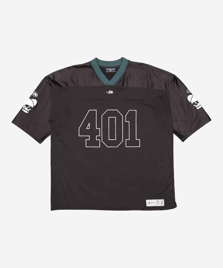 DREAMER MESH FOOTBALL HALF JERSEY_BLACK(NG2DMUT515A) L