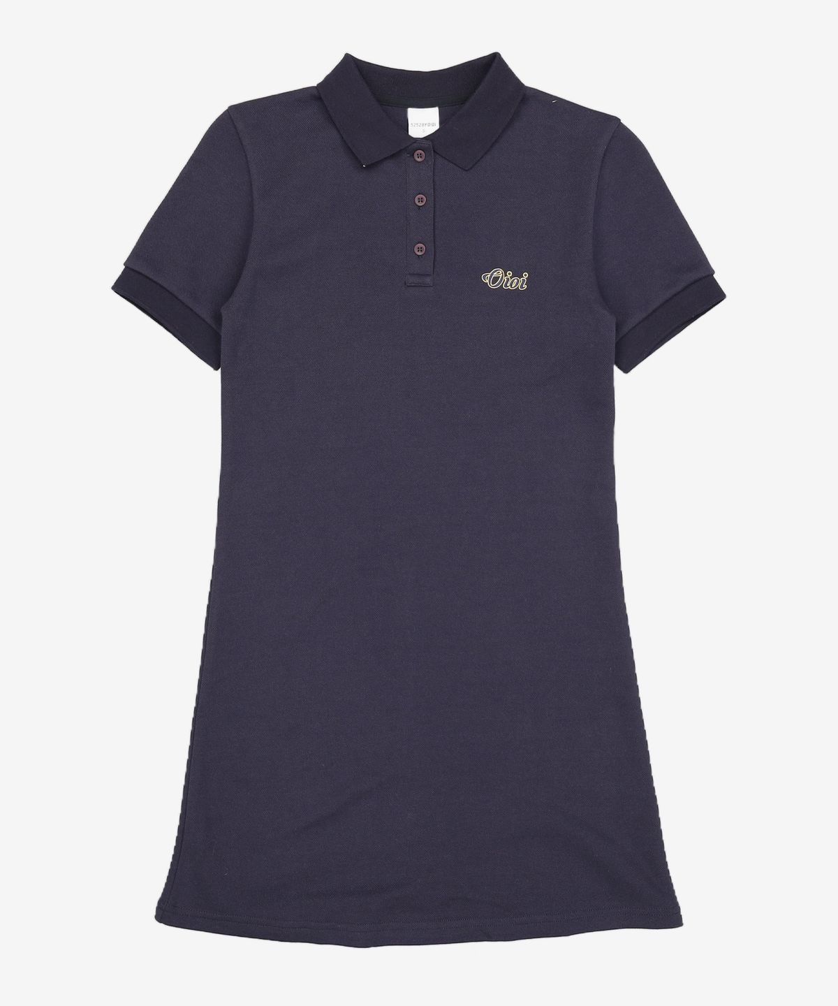 오아이오아이 컬렉션(OIOI COLLECTION) CURLY LOGO PK DRESS [NAVY] S
