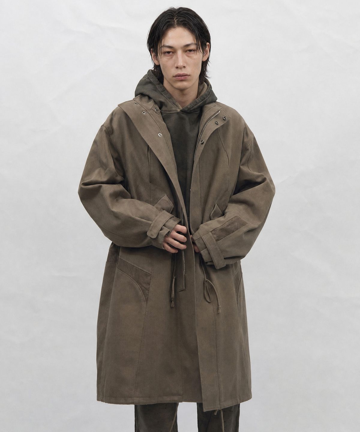비엘알(BLR) Modular Field Fishtail Parka Brown