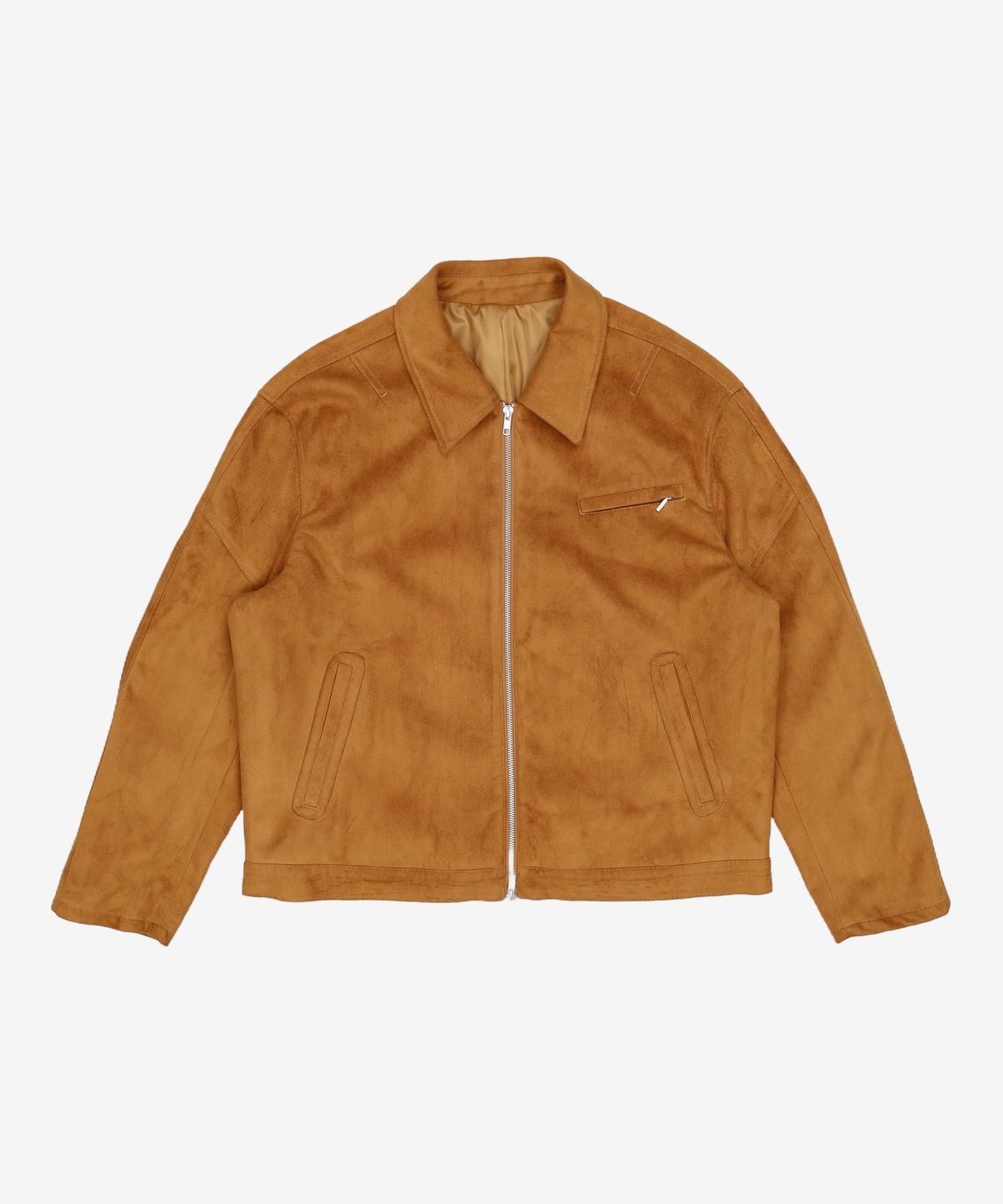 드로우핏(DRAW FIT) 커버렉 스웨이드 블루종 자켓 [BROWN] XL