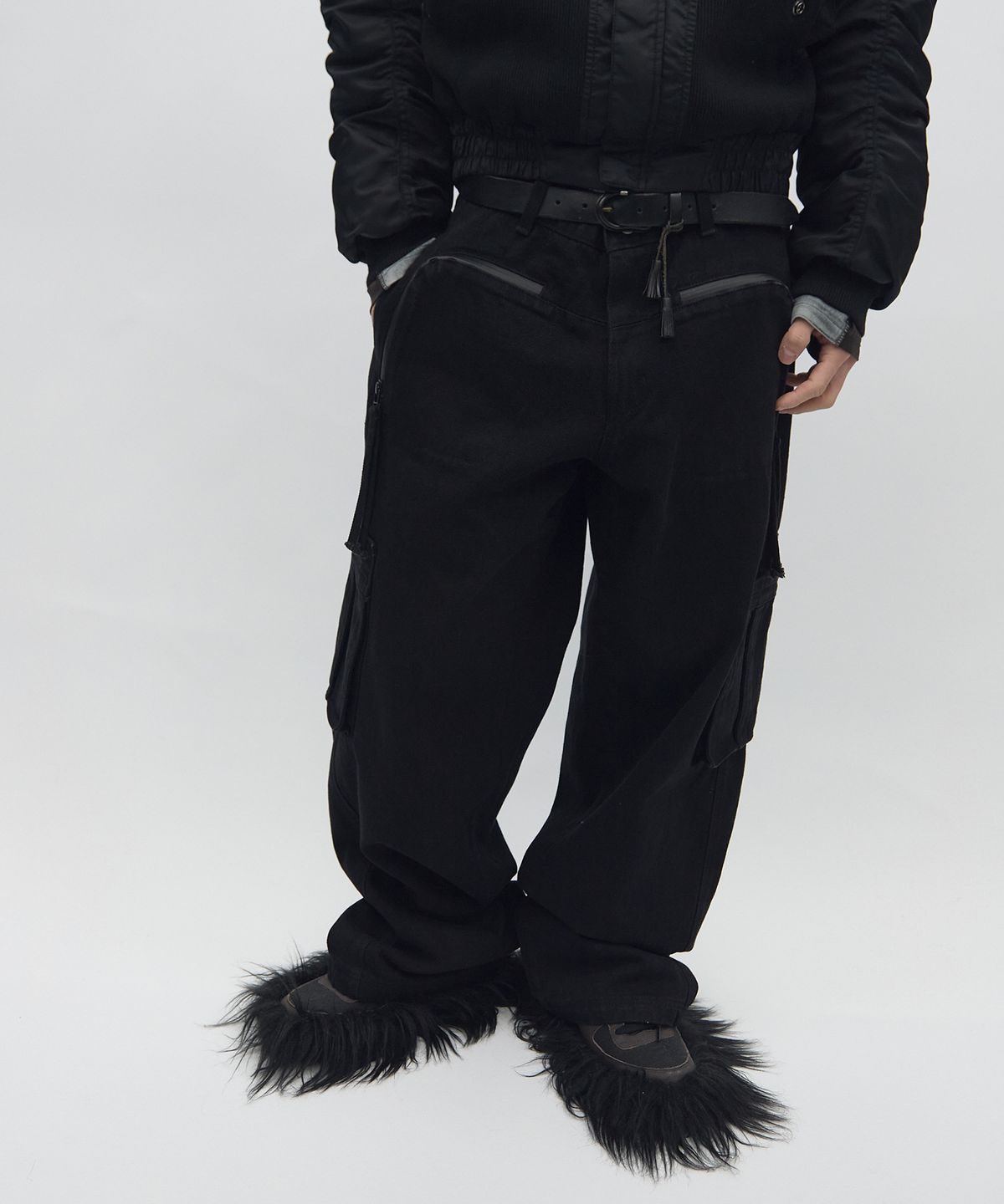 비엘알(BLR) Layered Cargo Structure Pants