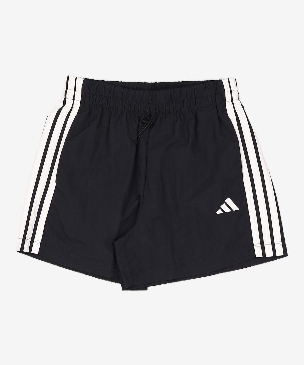 아디다스(ADIDAS) 에센셜 3-스트라이프 라이프스타일 우븐 숏 팬츠 - 블랙:화이트 / JE1309 M