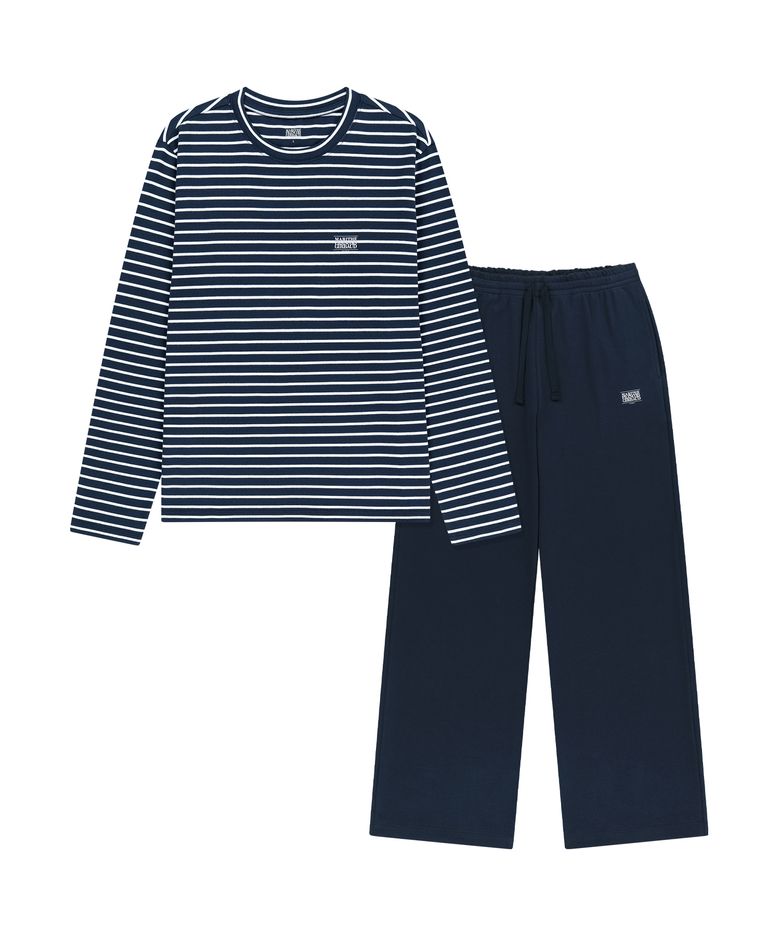 CLASSIC LOGO WARM LOUNGE SET navy